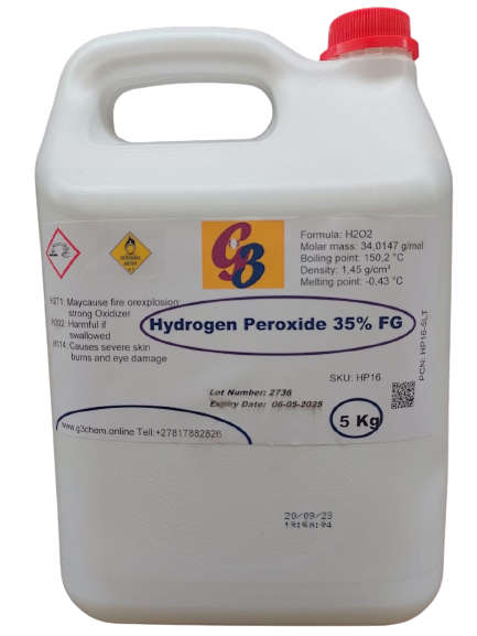 Hydrogen Peroxide 35%  Food Grade