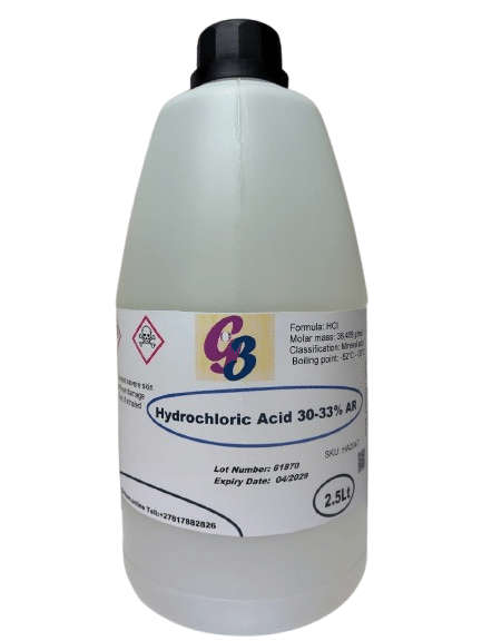 Hydrochloric Acid AR 30-33%