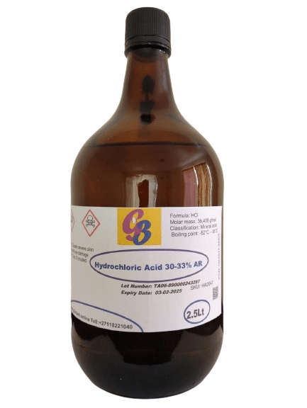 Hydrochloric Acid AR 30-33%