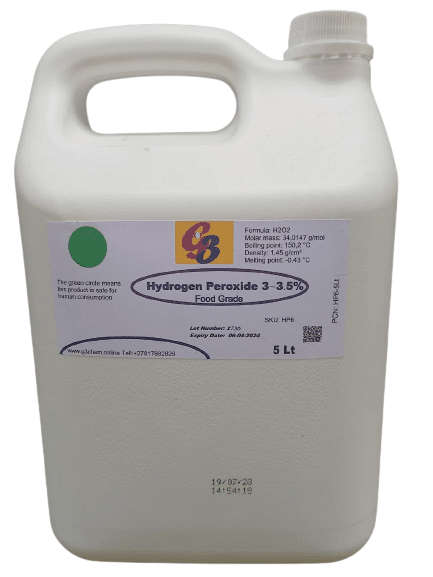 Hydrogen Peroxide 3~3.5% Food Grade