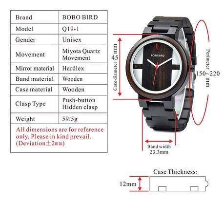 BOBO BIRD Wood Watch Men Relogio Masculino Luxury Quartz