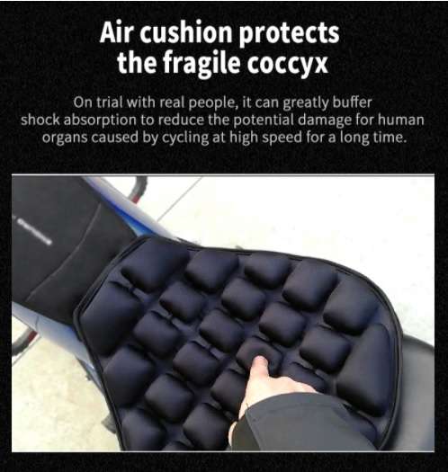 3D Anti-gravity Breathable Seat Cushion For Motorcycles