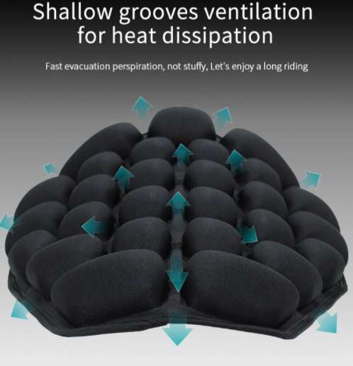 3D Anti-gravity Breathable Seat Cushion For Motorcycles