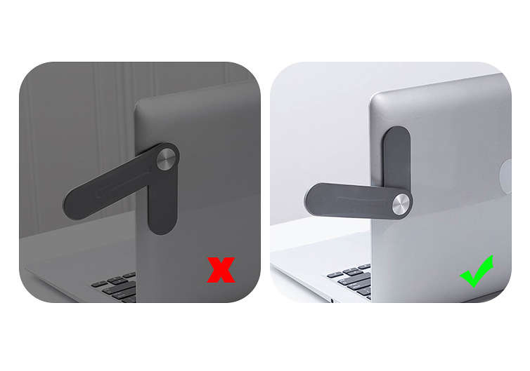 Laptop Phone Holder Side Mount Bracket