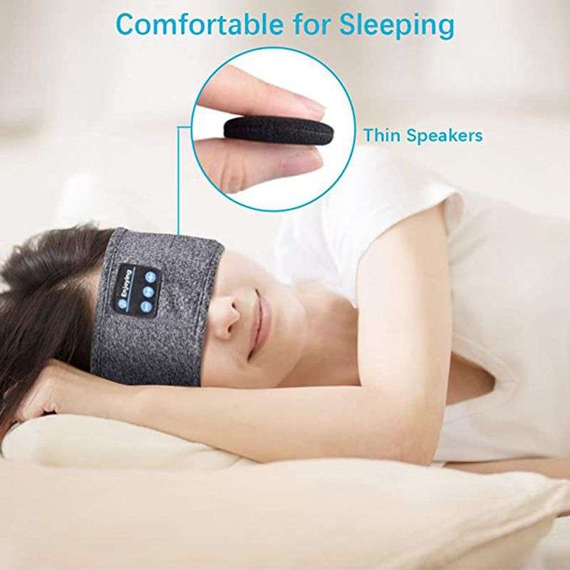 Better Sleep Soft-Knitted Headband with Bluetooth Headphones