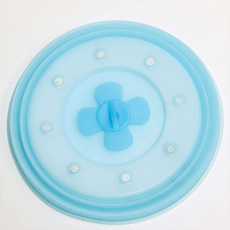 Collapsible Magnetic Silicone Microwave Plate Cover