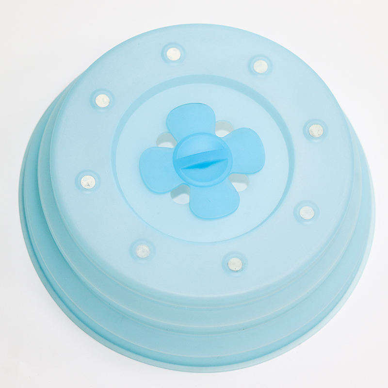 Collapsible Magnetic Silicone Microwave Plate Cover