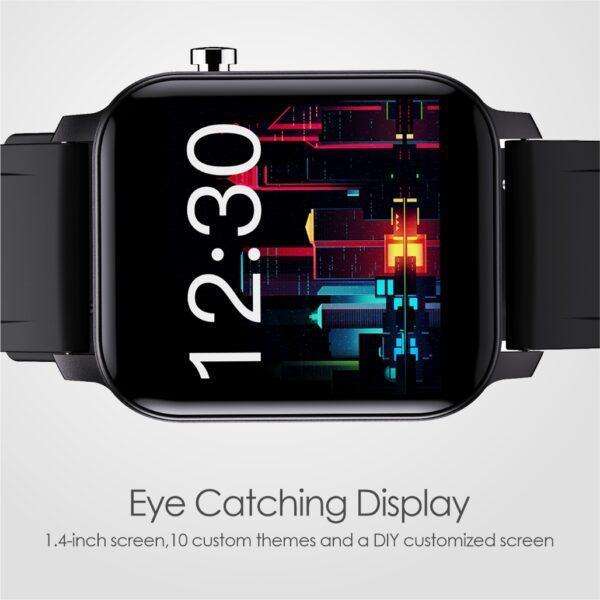 M2 IP68 Sports Square Smart Watch  Black