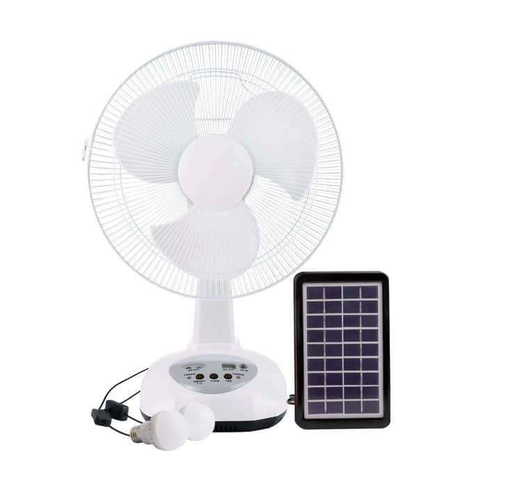 Rechargeable Solar Powered Fan