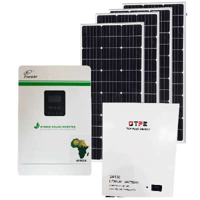 5.5kva 24V Fivestar Inverter & 2.56kw TPE Lithium with 4 x 450w Solar panels