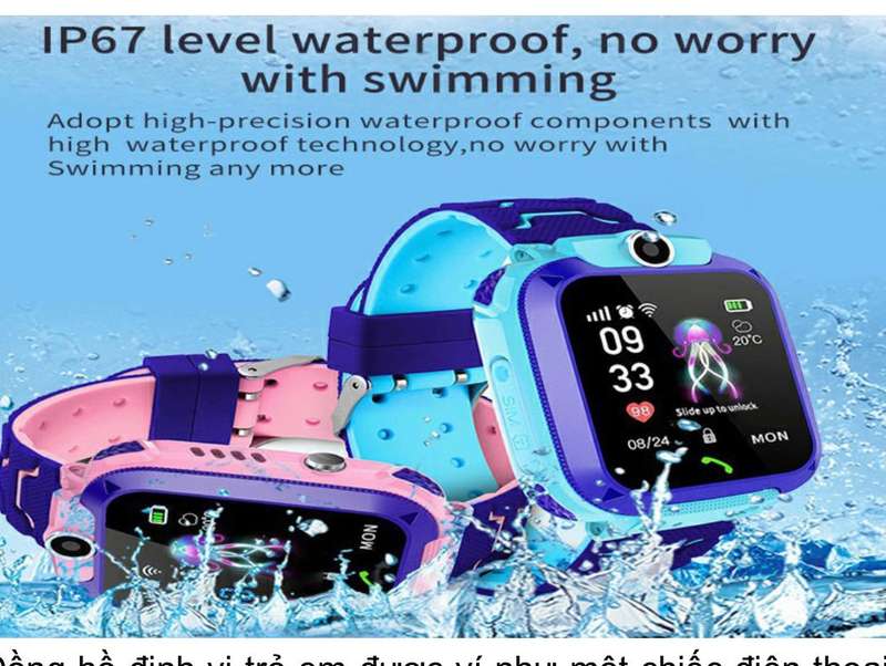 Kiddies Waterproof IP67 GPS TRACKER Phone watch