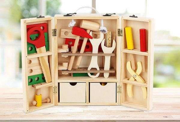 Kiddies Wooden Tool Box