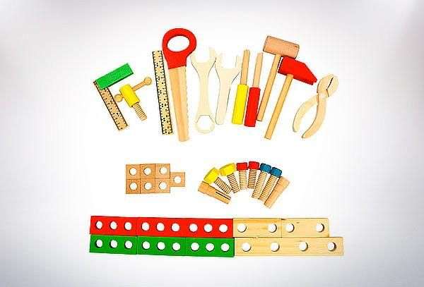 Kiddies Wooden Tool Box