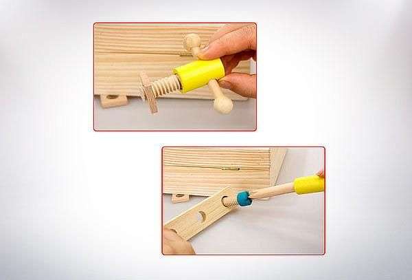 Kiddies Wooden Tool Box