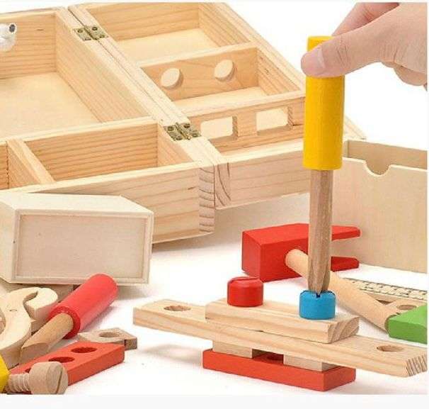 Kiddies Wooden Tool Box