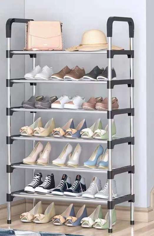 6 -Tiers Shoe Storage Organizer - Black