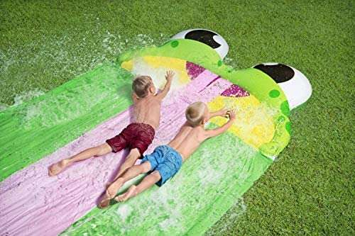 Inflatable Water Slip And Slide Triple Frog