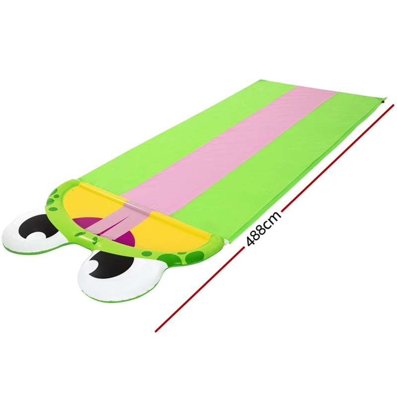 Inflatable Water Slip And Slide Triple Frog