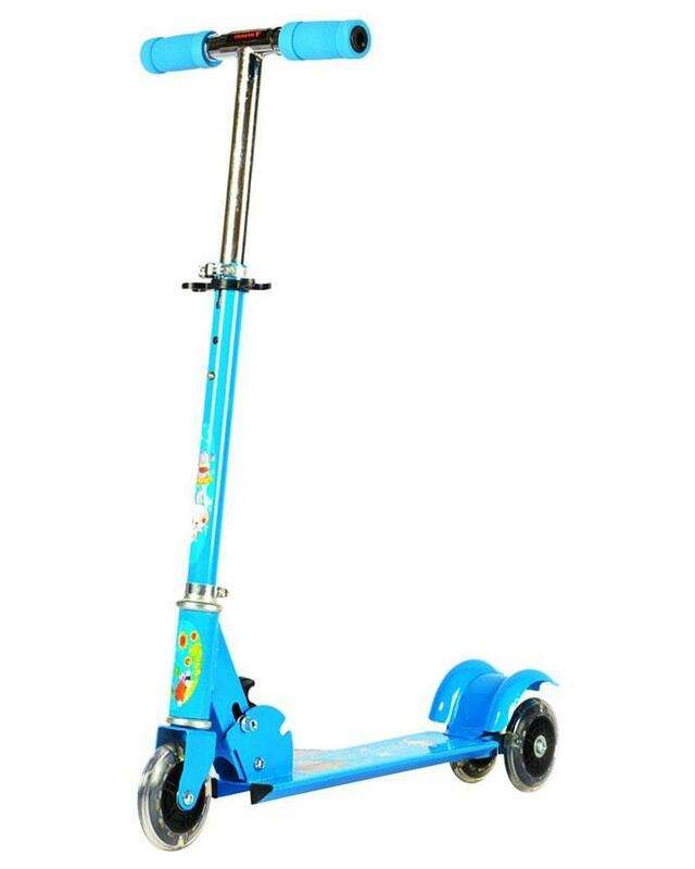 3-Wheel Kick Scooter With LED Wheels