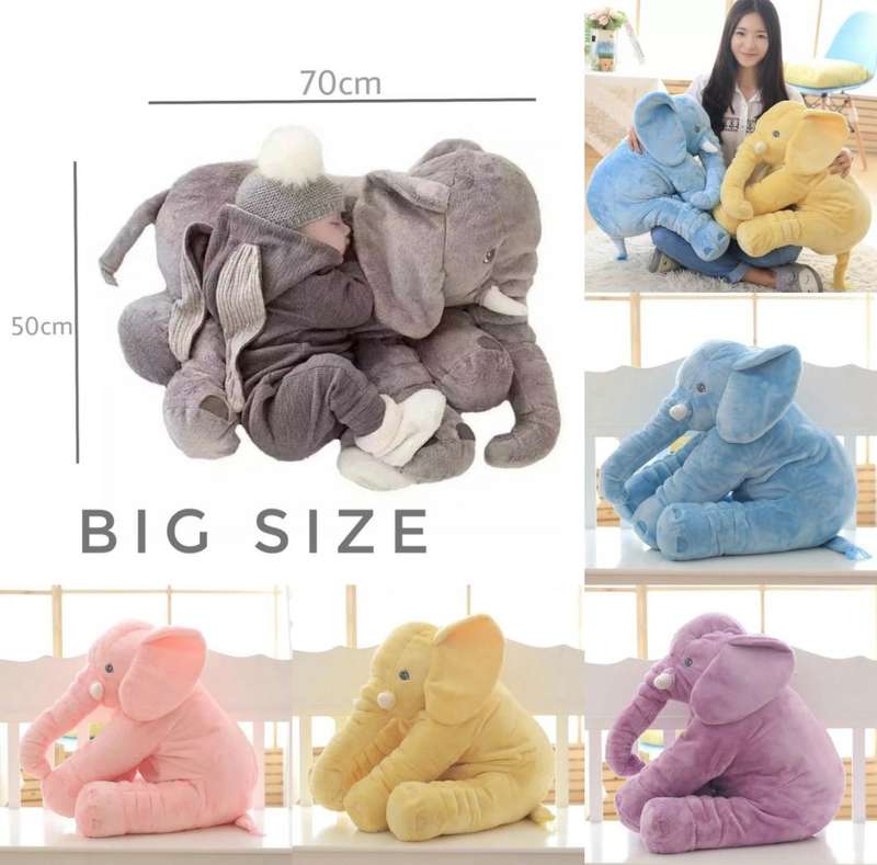 Large Elephant Pillow
