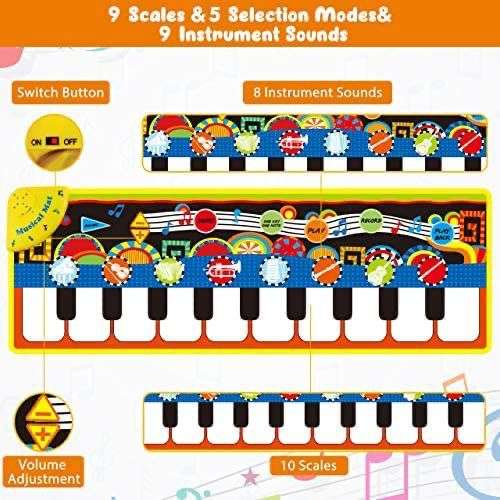 Portable Musical Piano Keyboard Play Mat