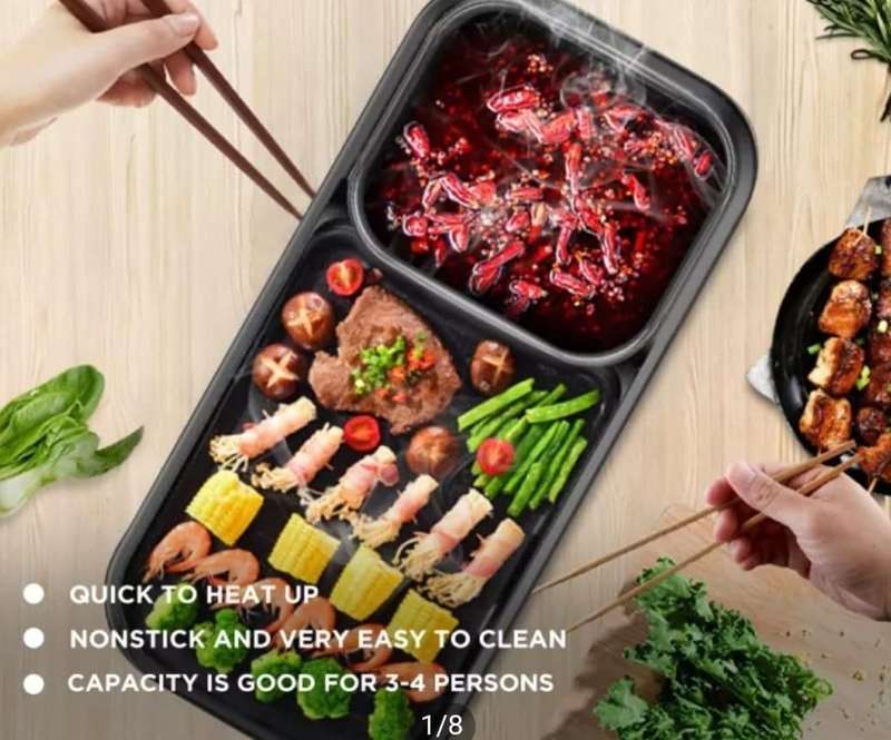 2 IN 1 Electric Grill