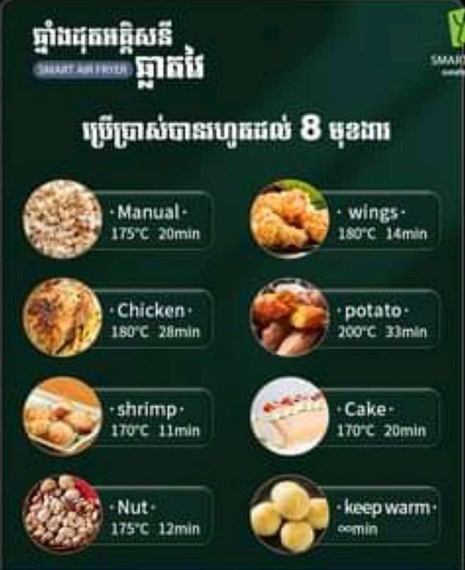 8 Litre DIGITAL Airfryer Silvercrest