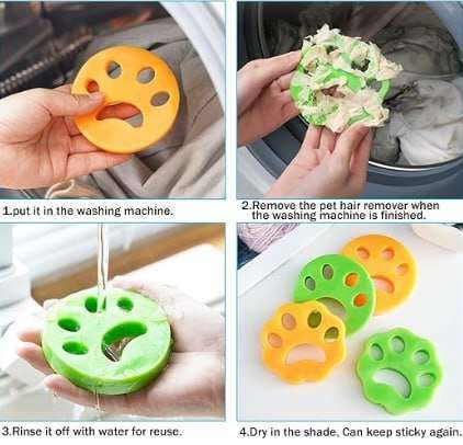 Reusable Washing Machine Lint Remover