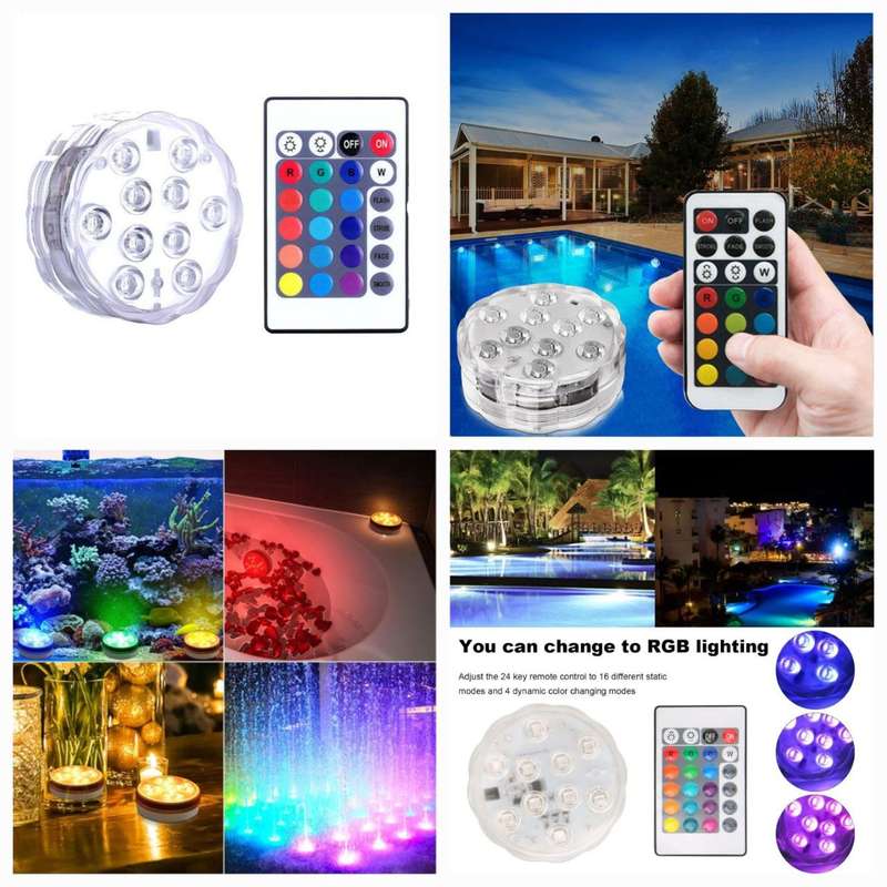 Waterproof Submersible LED Light,