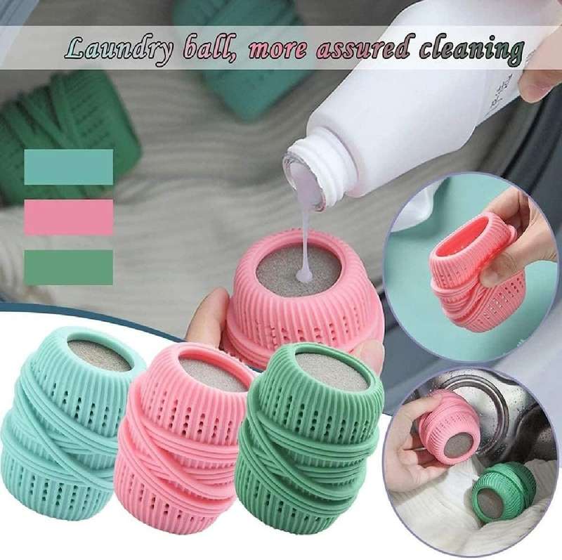 Two Laundry Washing Balls