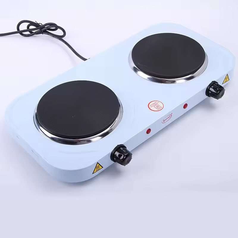 Cook top with double hot plate.