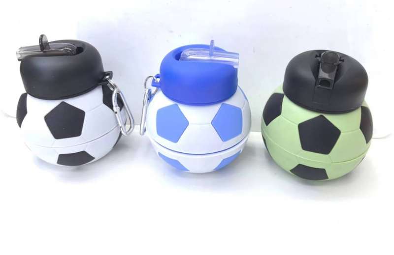 Collapsible Water Bottle soccer style