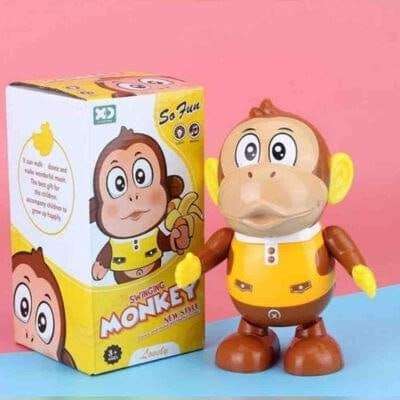 Dancing Monkey Robot Light Music Electric Toy.