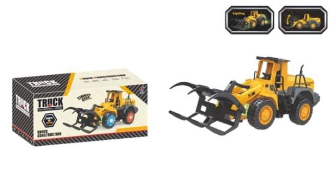 Timber grab construction vehicle toy