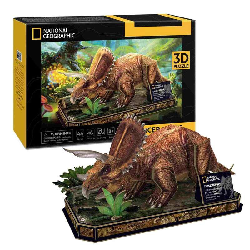 Triceratops 3D puzzle National Geographic
