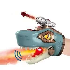 Hand puppet,  Wrist dinosaur with steam