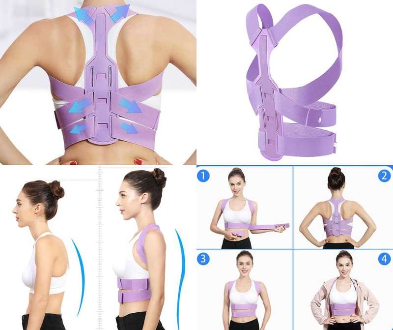 Posture Corrector Adjustable Back Support Body Brace