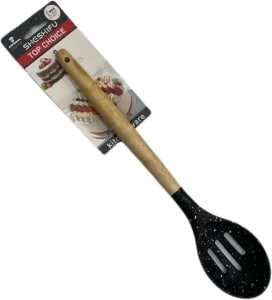 Silicone non stick skimmer spoon,