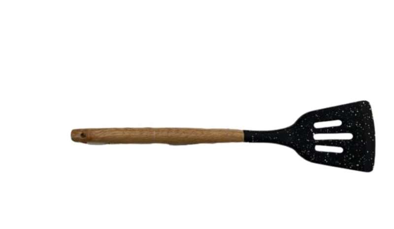 Silicone drainage spatula