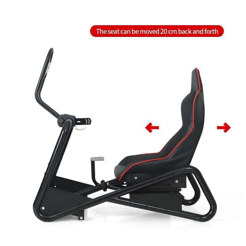 MBS Steering Wheel Stand With Racing Seat and TV Mount