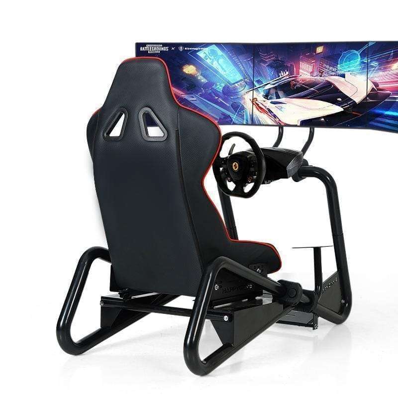 MBS Steering Wheel Stand With Racing Seat and TV Mount