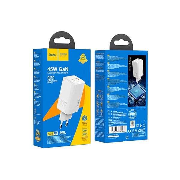 Hoco 45W Dual Port Adapter