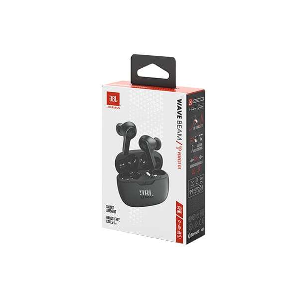 JBL Wave Beam | True Wireless Earbuds with JBL Pure Bass Sound | Black