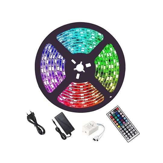 Andowl LED Lights for Bedroom - 5M Color Changing RGB Strip Lights