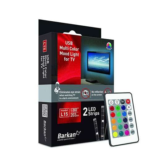 Barkan LED Multi-Colour Mood Lighting for TV