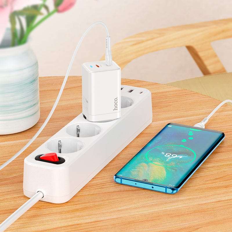 Hoco 45W Dual Port Adapter