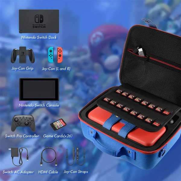 Nintendo Switch OLED Protective Deluxe Carry Bag + Case