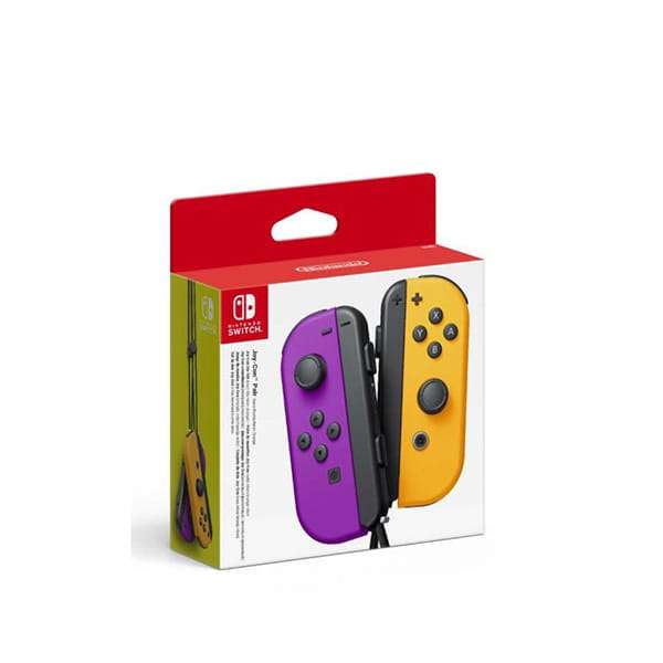 Joy Con Pair Neon Orange and Purple (NS)