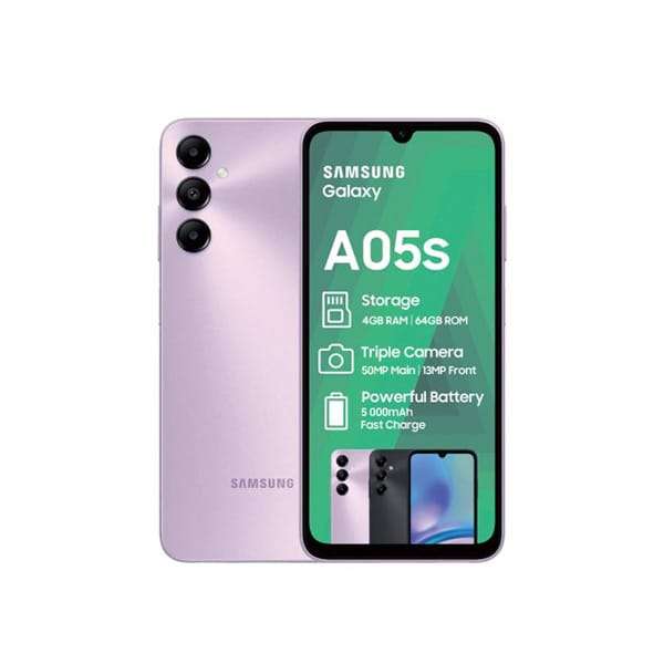 Samsung Galaxy A05s 64GB LTE Dual Sim - Light Violet