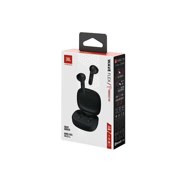 JBL Wave Flex True Wireless Earphones - Black
